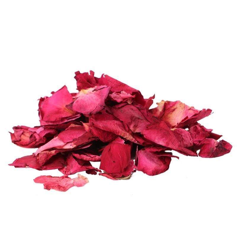 Red Dried Rose Petals Luxury Self Care Romantic Decorations