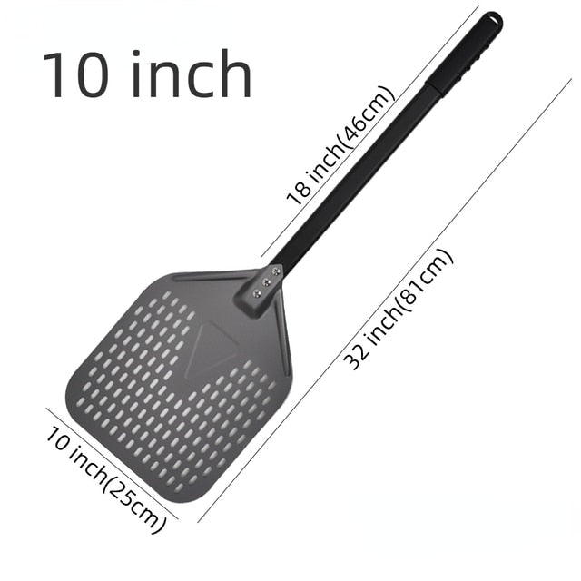 Pizza Shovel 25 Centimetre X 81 Dark Grey Metal Handle Baking Tool