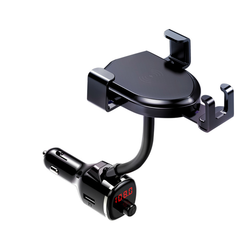 10W Quick Charge Wireless Phone Support Car Mp3 Transmitter Double Usb Charging Music Play Fm