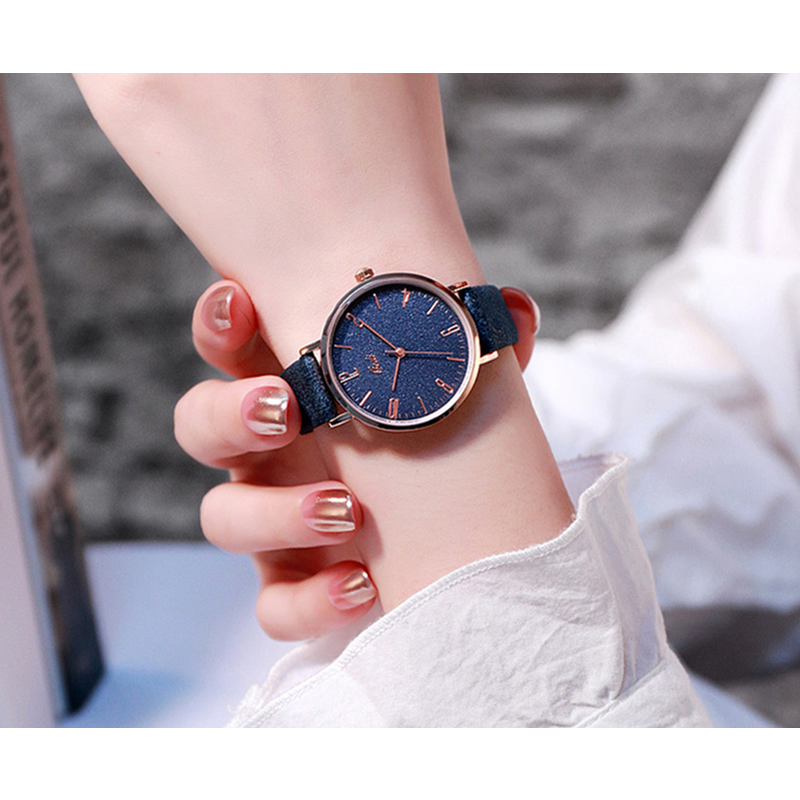 Veile Studios Gypsophila Ladies Watch Fashion Trend Digital Face Simple Belt Waterproof