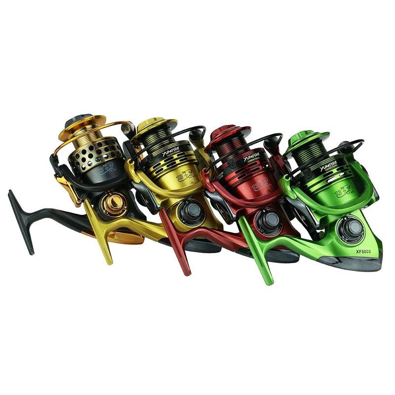 Ball Bearings Spinning Fishing Reel Green