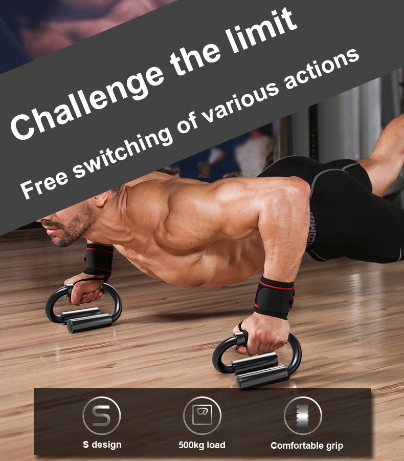 14 In Power Press Multifunction Push Up Rack Training Board Comprehensive Fitness Exercise Stands Body Building Sport