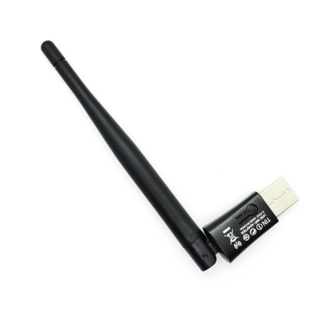 150Mbps Mt7601 Usb Wifi Wireless Network Card Adapter With Antenna For Tv Set Top Box Computer Plastic Metal
