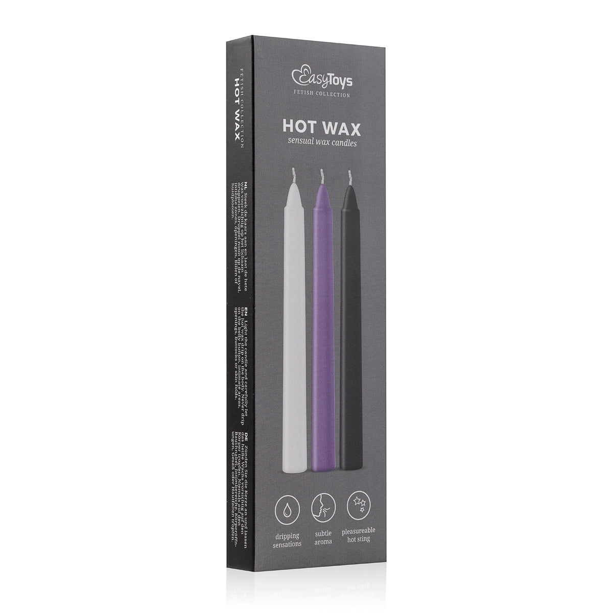 Sensual Hot Wax Candles 3Pcs