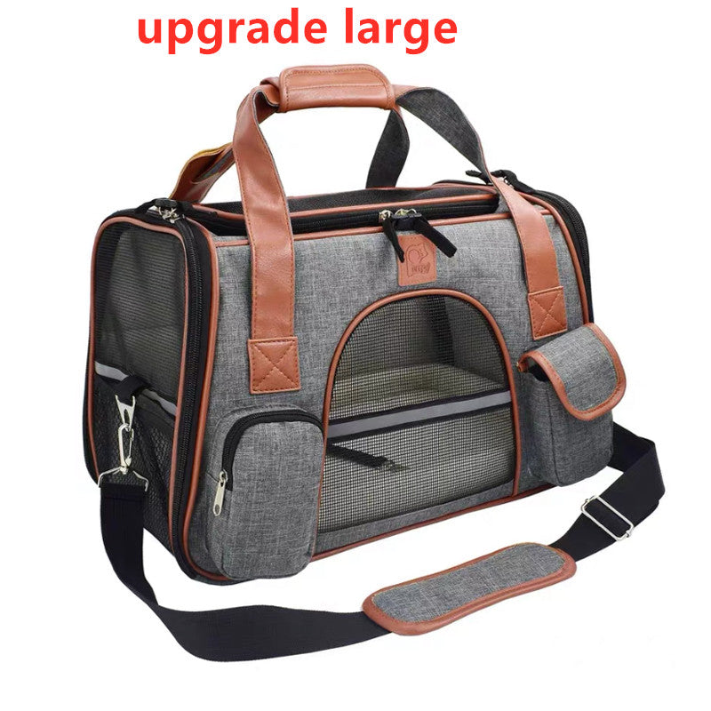 Dog Cat Carrier Travel Breathable Seat Bag