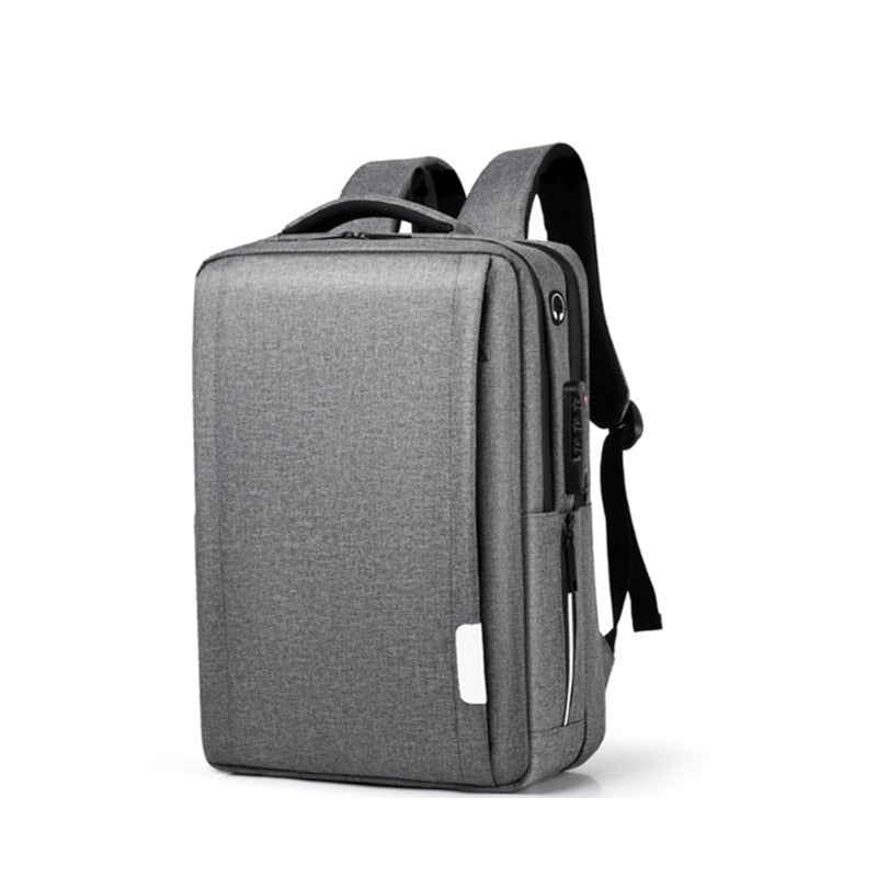 17.3 Inch Waterproof Backpack Laptop Bag Anti Theft School With Usb Charging Hole Password Lock
