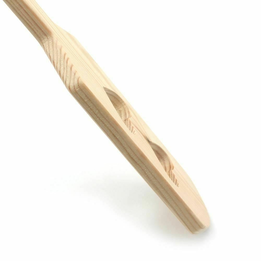 Double Heart Bamboo Spanking Paddle Impact Play Fetish Bdsm