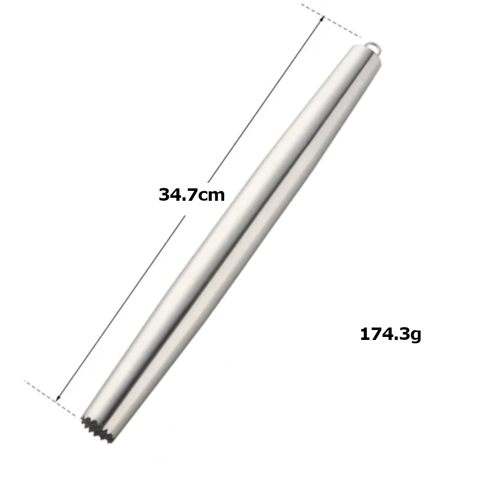 Stainless Steel Rolling Pin For Restaurant Kitchenware And Baking Accessories