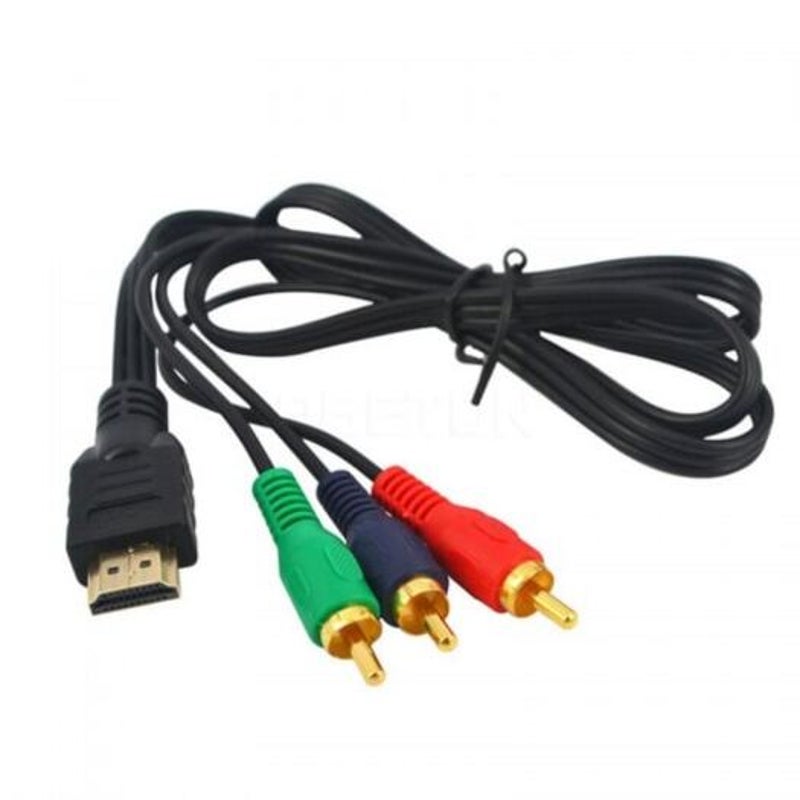 1M Hdmi To Rca Video 1080P 3 Av Cord Converter Adapter Multi