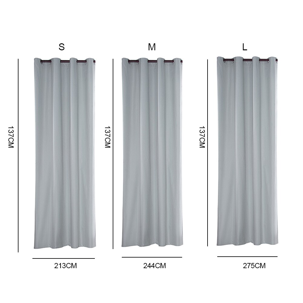 1Pc Outdoor Curtain Sunlight Blackout Waterproof Drape Patio Porch Decor