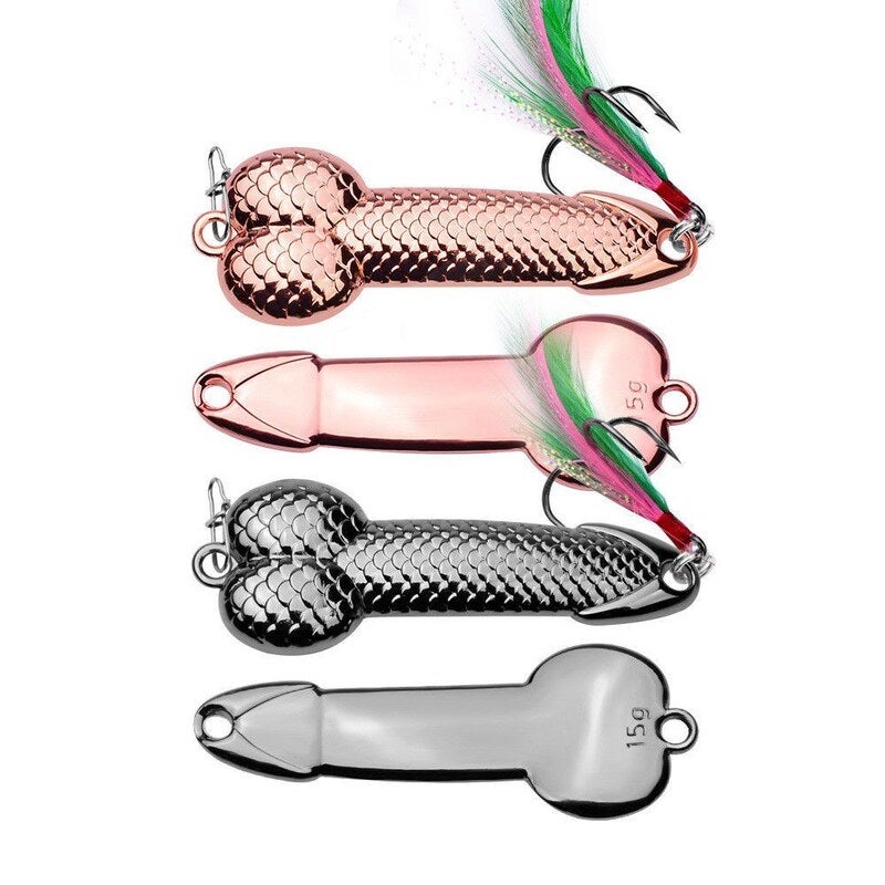 Fishing Lures Tackle Hook Dick Spinner Spoon Pike Vib Wobble