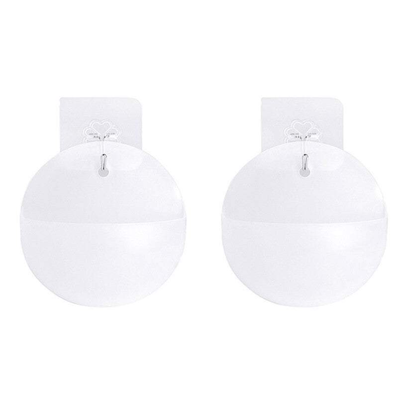Vases Decorative Pots Plastic Half Round Mini Wall Plant Hanging