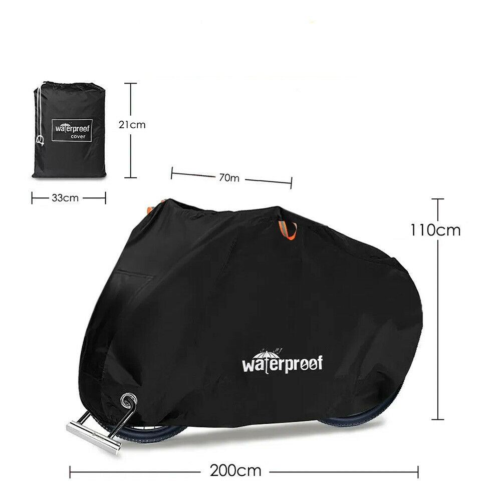 1 Sets of 1 Sets Of Waterproof Outdoor Heavy Duty Mountain Bicycle Protective Cover