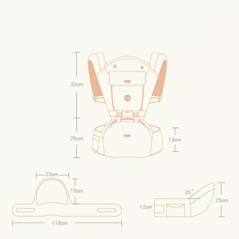 Ergonomic Infant Baby Carrier Hip Seat