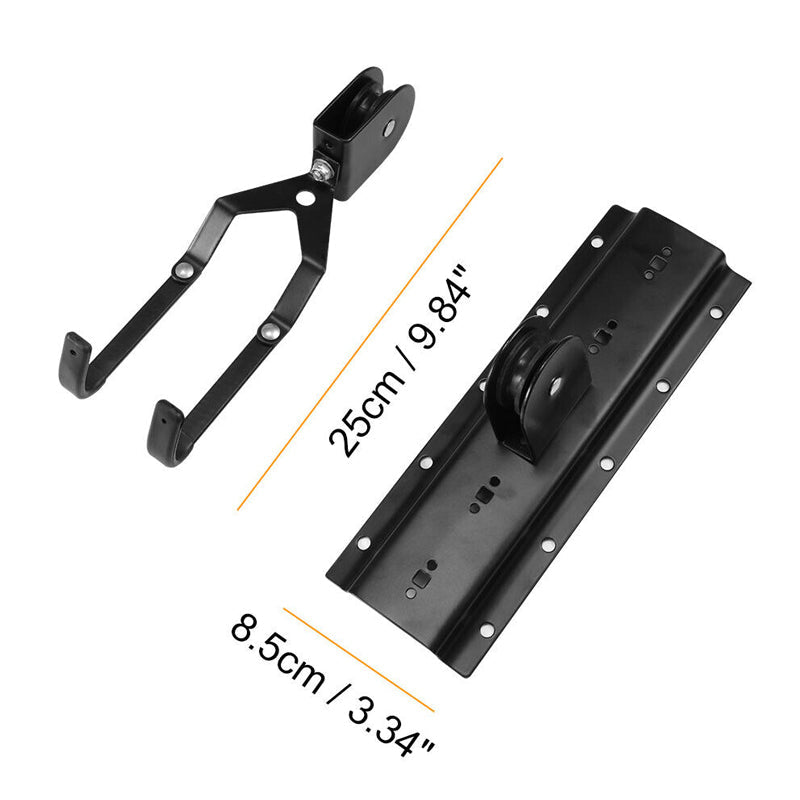 60Kg Capacity Kayak Hoist Bike Pulley System Garage Ceiling Storage Rack