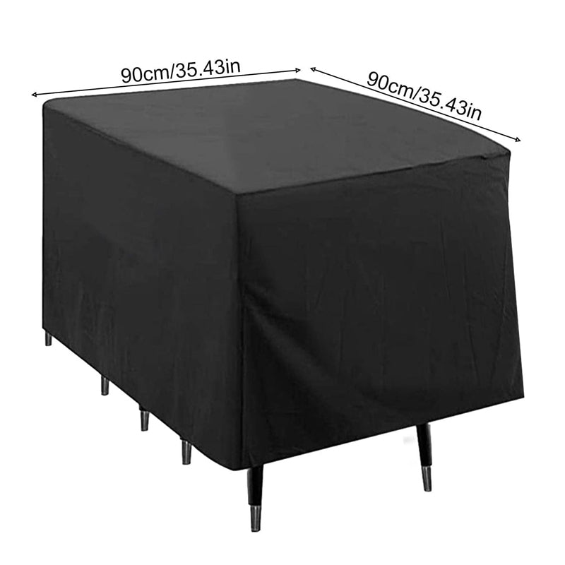 Uv Protection Outside Garden Patio Furniture Cover With Pu Coating