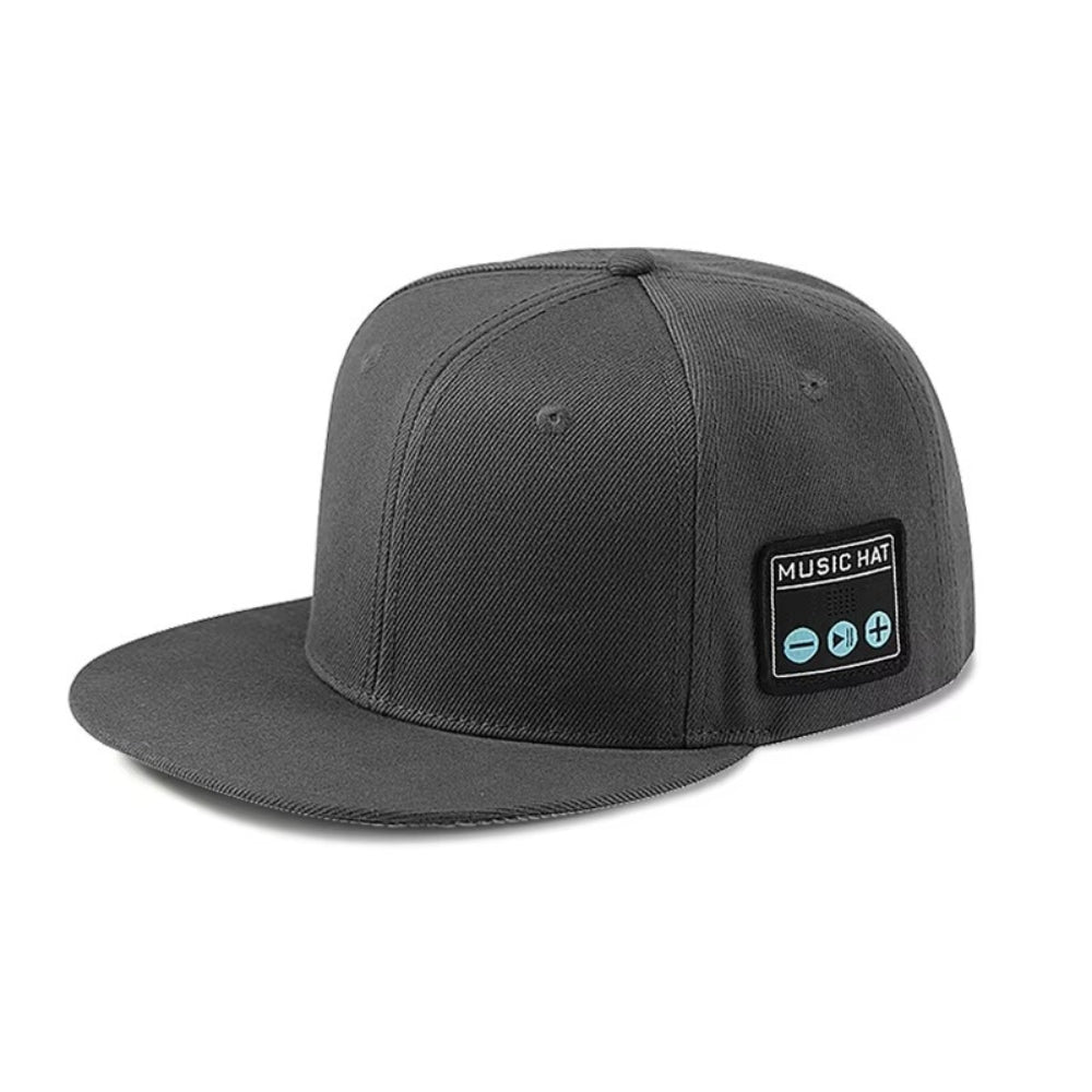 Bluetooth Music Hat With Dual Speakers And Built In Microphone