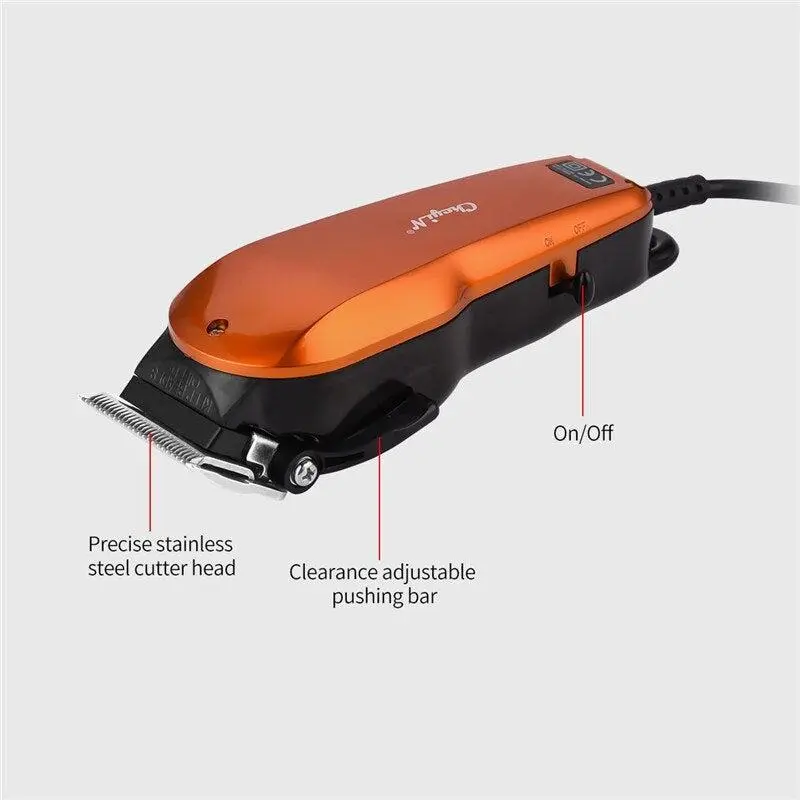 220 240V Household Trimmer Professional Classic Haircut Corded Clipper For Men Cutting Machine With Attachment Combs Ora