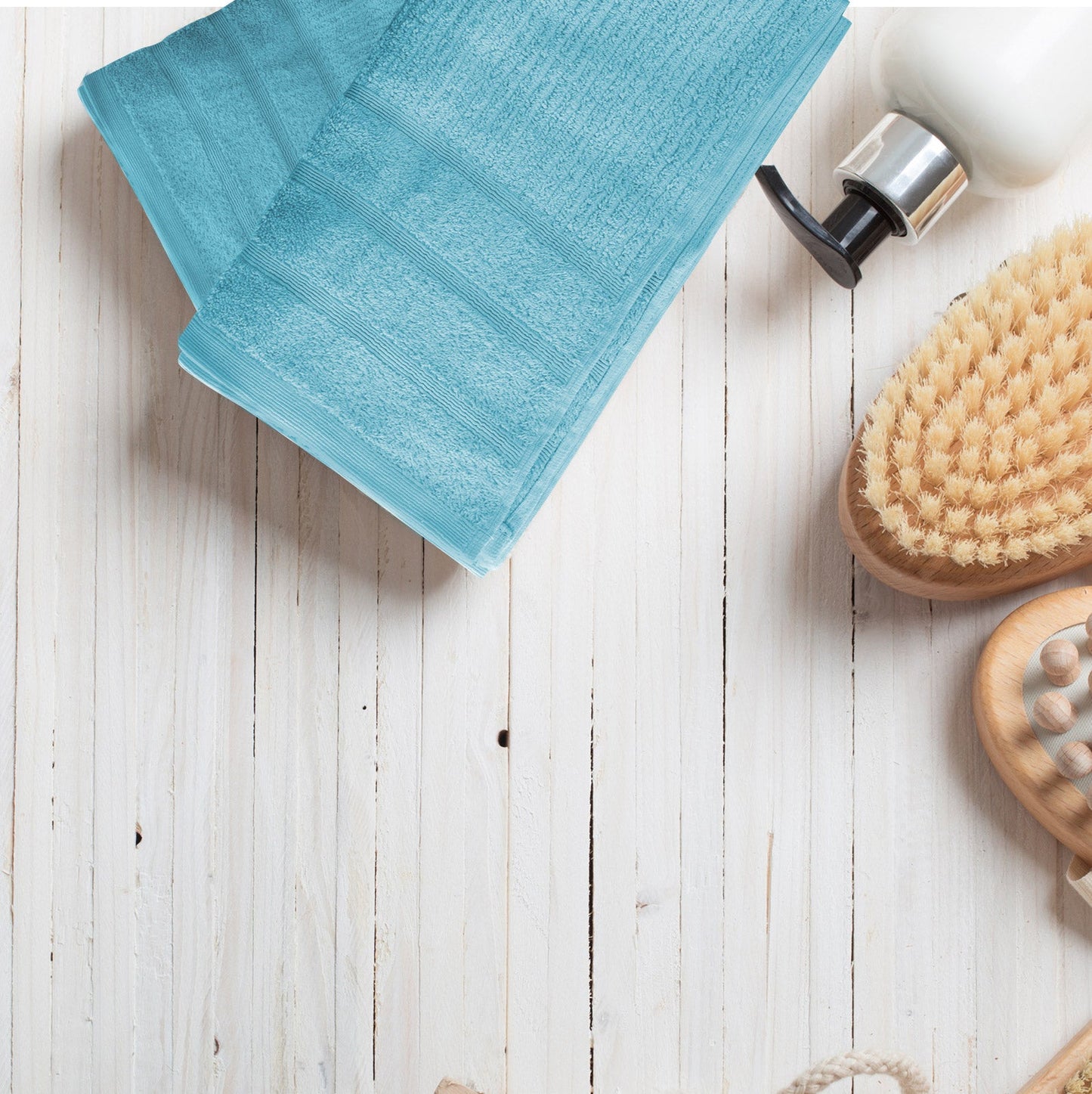 Royal Comfort Eden Egyptian Cotton 600 Gsm 8 Piece Towel Pack Aqua