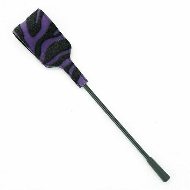 Bdsm Spanking Crop Black Red Impact Play Toy