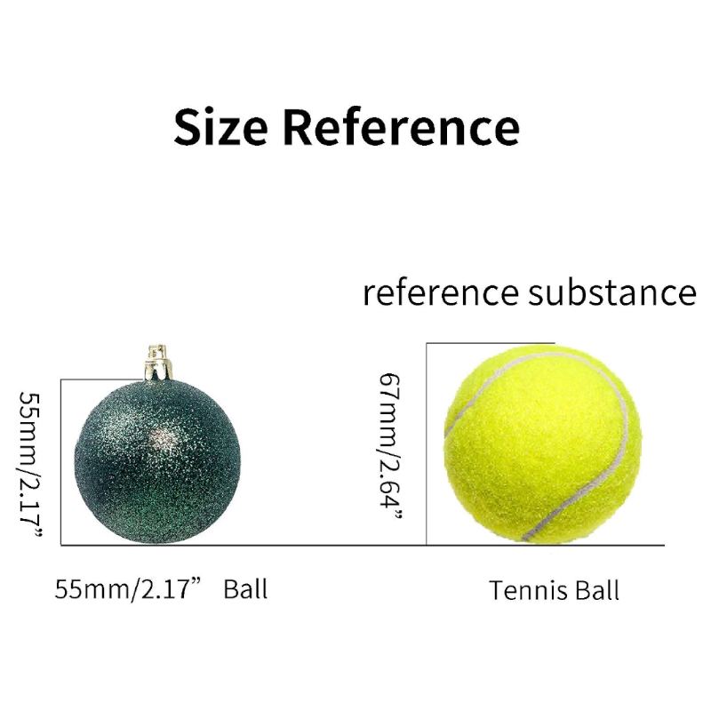 2 Sets Christmas Ball Tree Decor Bauble Party Hanging Ornament Pendants Pink