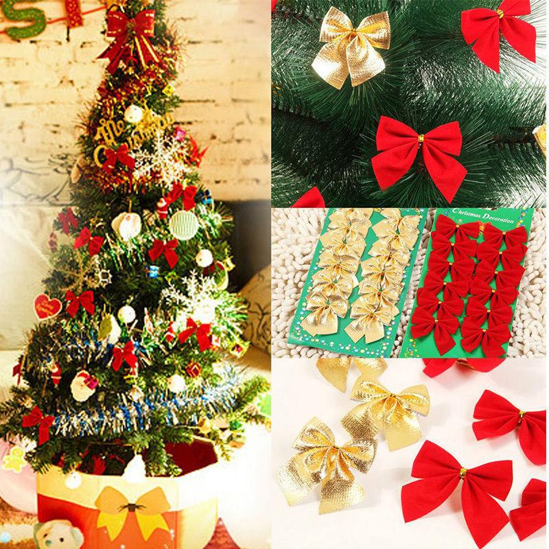 Colourful Bows Christmas Decorations Tree Ornaments