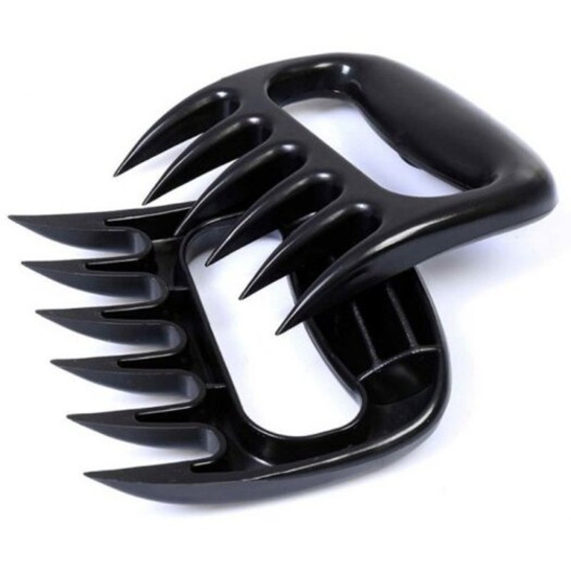 2Pcs Bbq Meat Claws Shredding Forks Black
