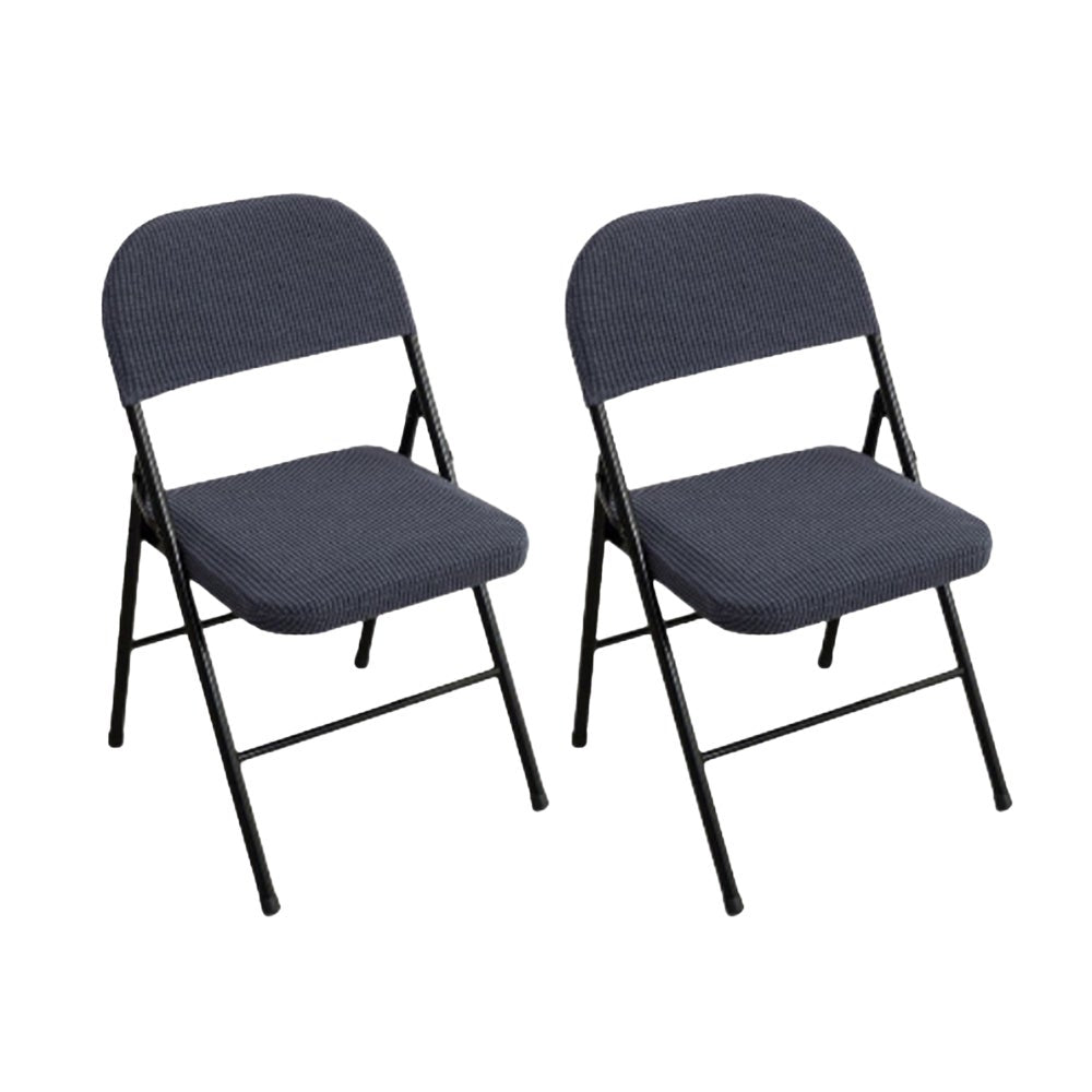 2Pcs Folding Chair Two Pieces Split Cover Anti-Dust Chari