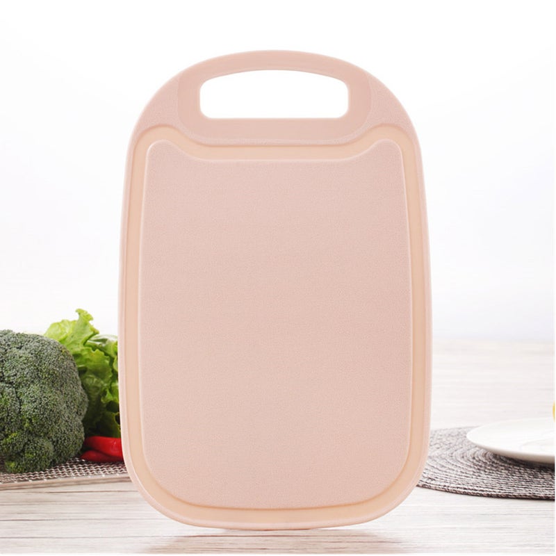 2Pcs Chopping Block Fruits Vegetable Cutting Board Non Slip Anti Overflow