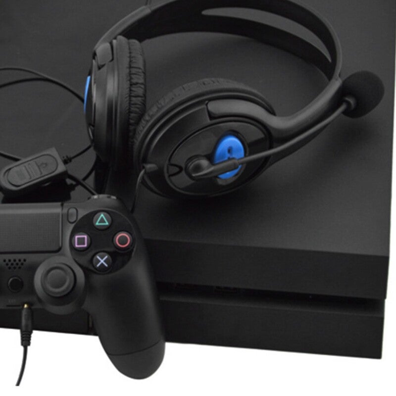 3.5Mm Wired Gaming Over Ear Headset Black