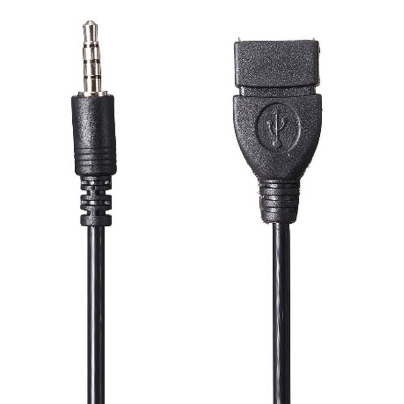 3.5Mmaudio Aux Jack To Usb 2.0 Type Female Converter Adapter Computer Headset Connectors