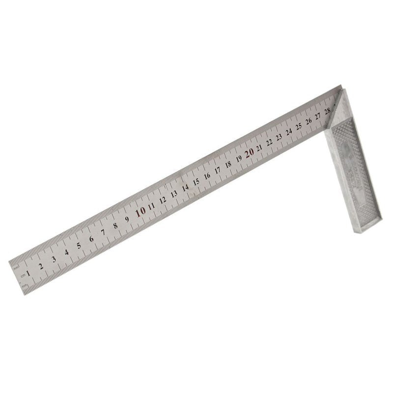 30Cm12 Inch Metal Engineers Try Square Set Measurement Tool Right Angle 90 Degrees L Shape