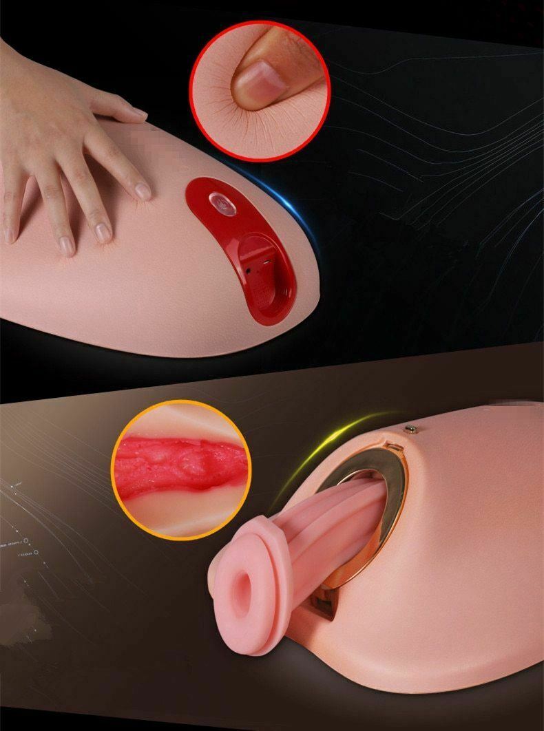 Realistic Male Masturbator Automatic Intelligent Heating Usb Charging Sex Toy Men