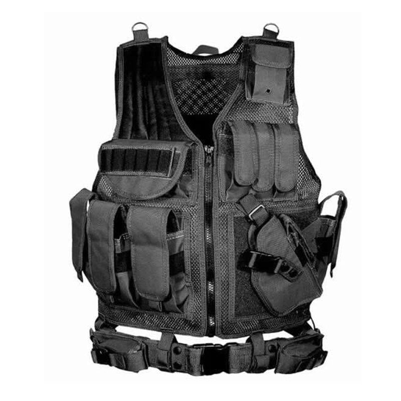 Tactical Vest Military Combat Army Armor Vests Molle Airsoft Plate Carrier Swat Outdoor Fishing Cs Training