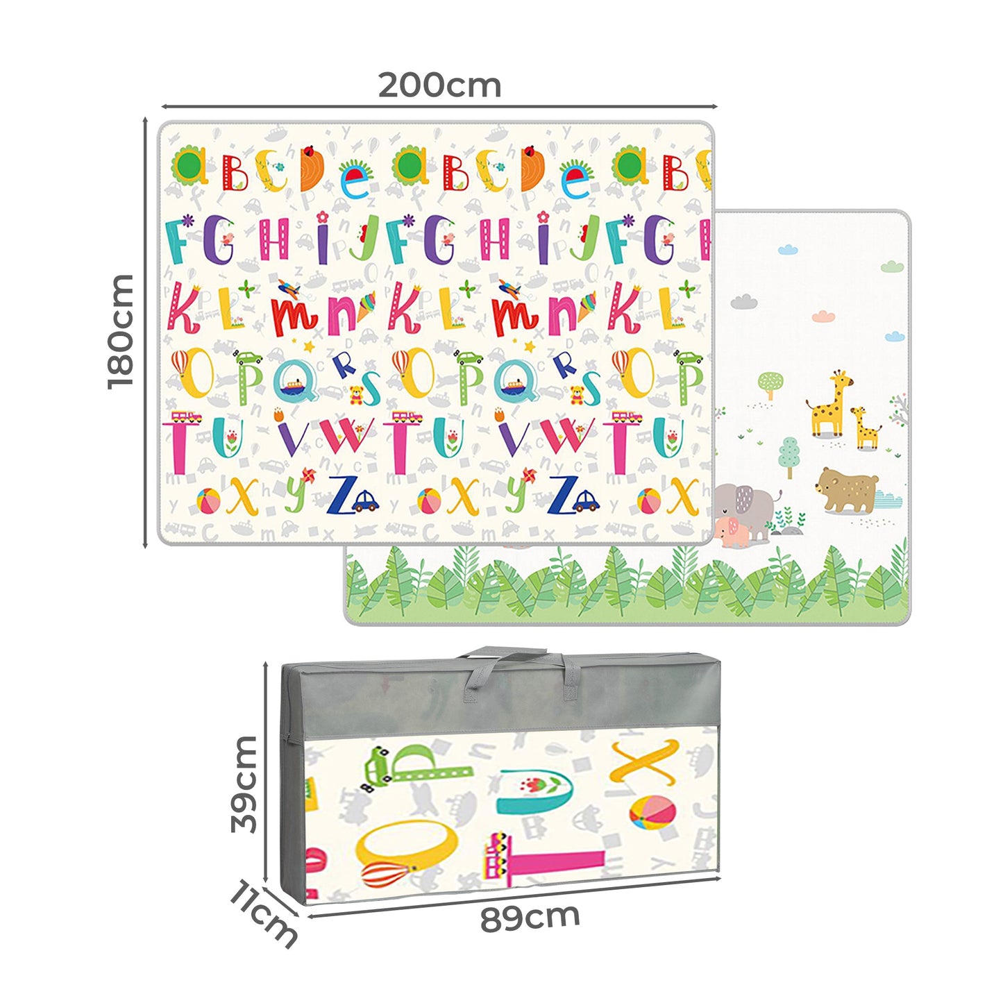 Bopeep Kids Play Mat Baby Crawling Pad Alphabets