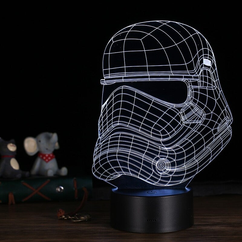 3D Led Desk Lamp Illusion Colorful Table Night Light 13
