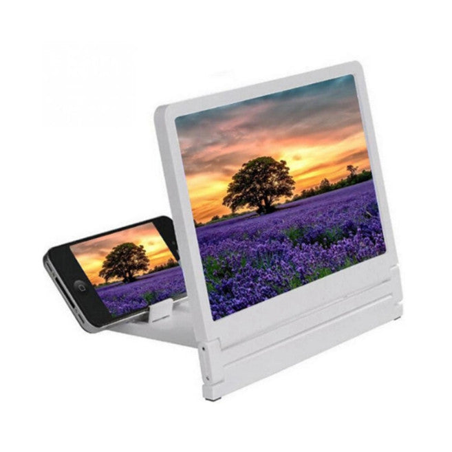 3D Mobile Phone Holder Magnifier Screen Amplifier Protect Eye Hd Video