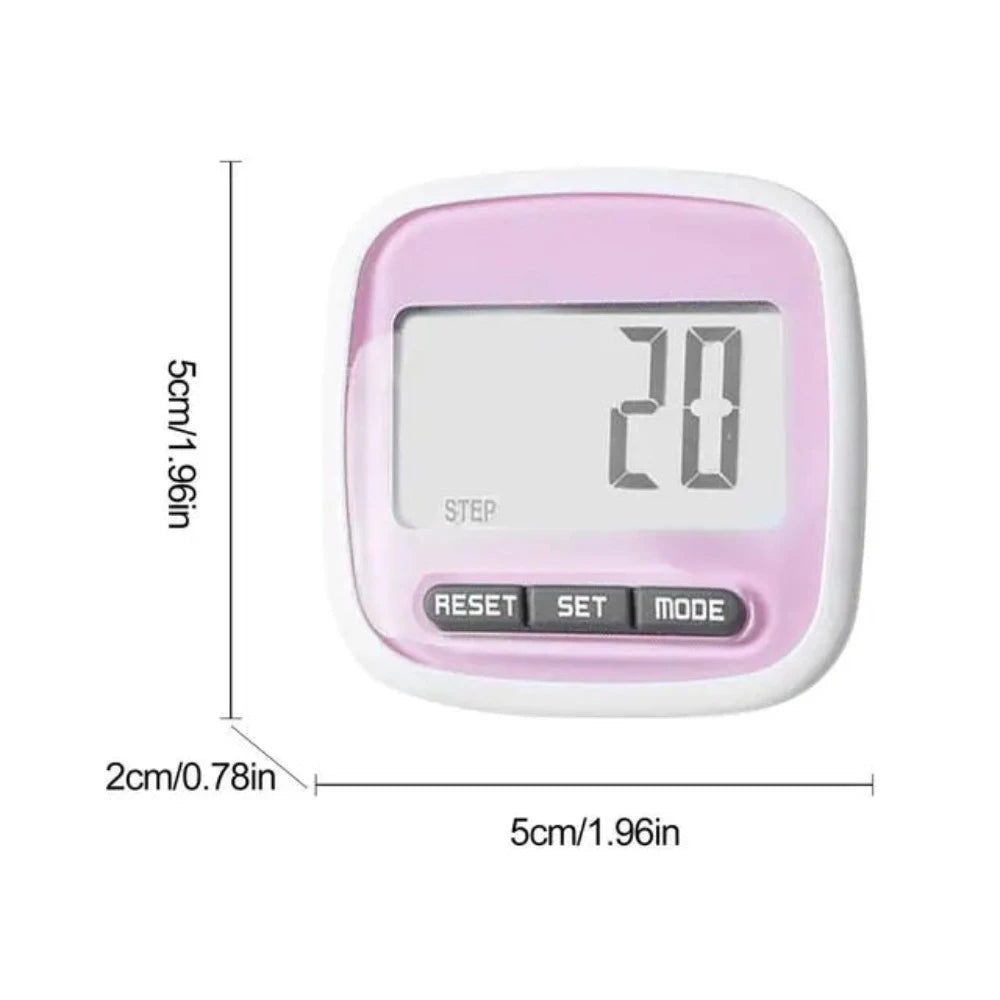 3D Pedometer Waterproof Multifunctional Sports Calorie Counting Lcd Display Fitness Equipment