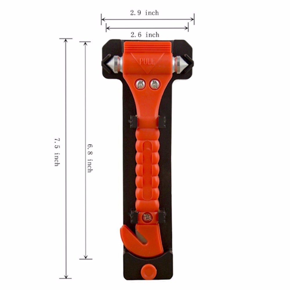 3Pcs Mini Car Safety Hammer Escape Emergency Seat Belt Cutter Breaker