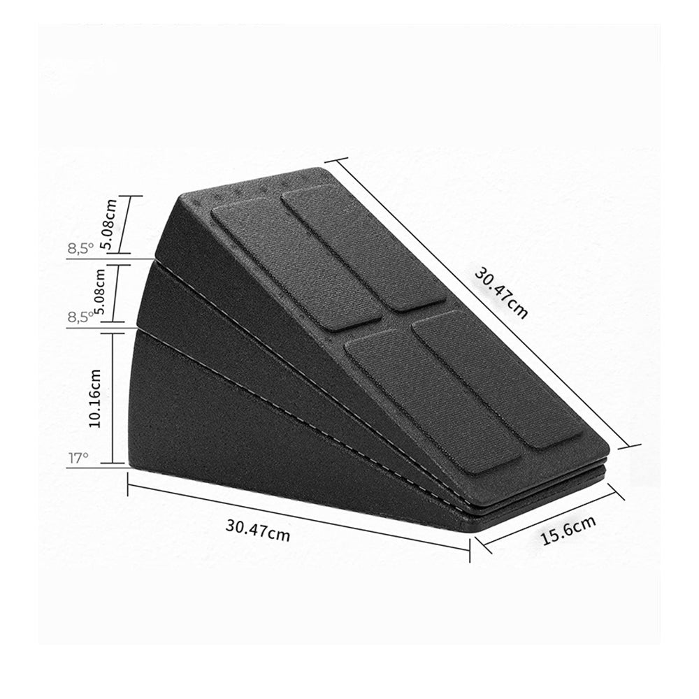 3 Pieces Wedge Stretch Slant Squat Board Slanting Yoga Block Exercise Gym Fitness