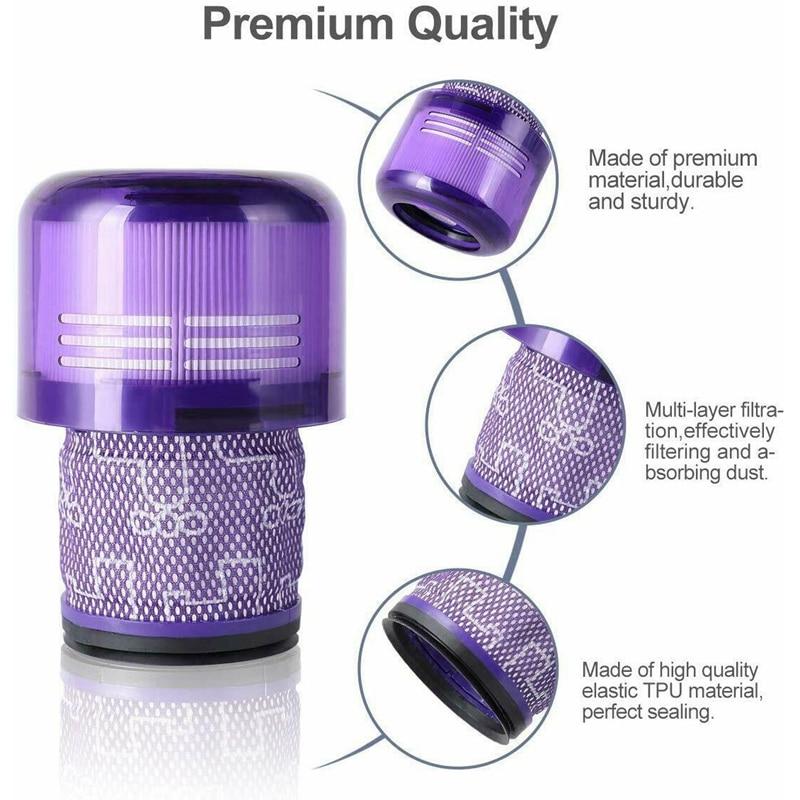 Vacuum Replacement Filters 4 Pack For Dyson V11 Sv14 Animal Plus Absolute