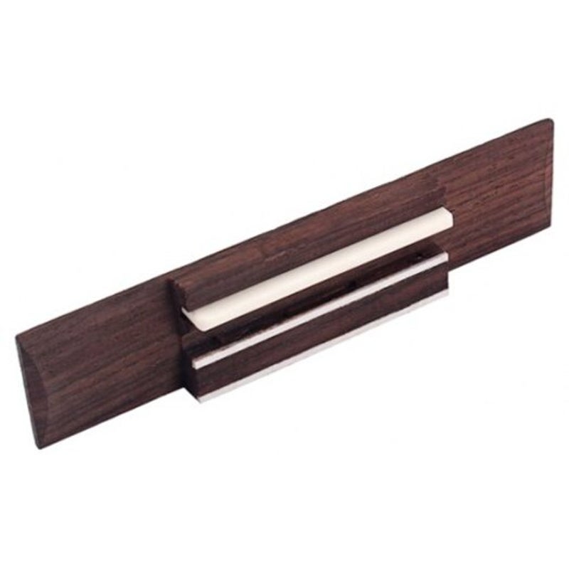 4 String Ukulele Bridge With Bone Saddle Rosewood Coffee