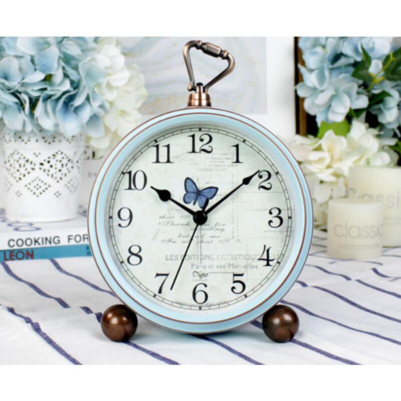5 Inch Alarm Clock Electronic Creative Pastoral Mediterranean Sea Decoration