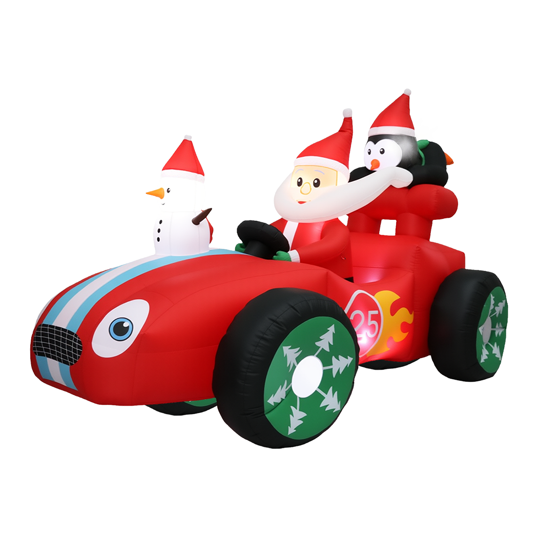Santaco Christmas Inflatable 2.4M Racing Sleigh