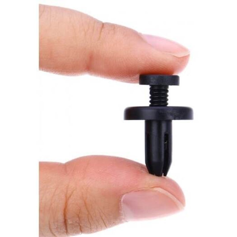 50Pcs 1703 7Mm Car Plastic Fasterner Clips Black