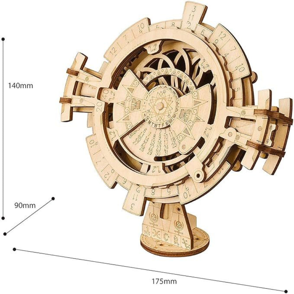 3D Puzzles Perpetual Calendar Wooden Model Kits Brain Teasers Sets Lk201
