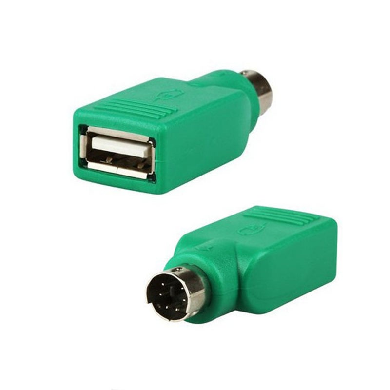 6Pc Adapter Usb Type Female To Ps2 6Pin Mini Din Male Converter Keyboard Mouse Mice 29