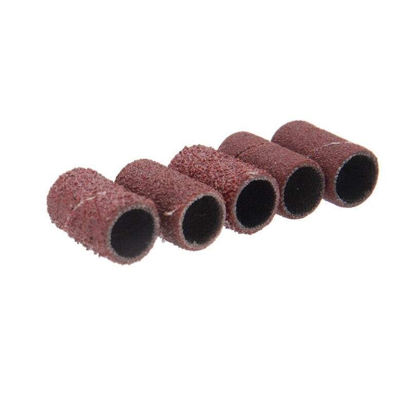 Nail Tools Cuticle Care 6Pcs Art Drill Bits Sanding Bands For Replacement Set Electric File Metal