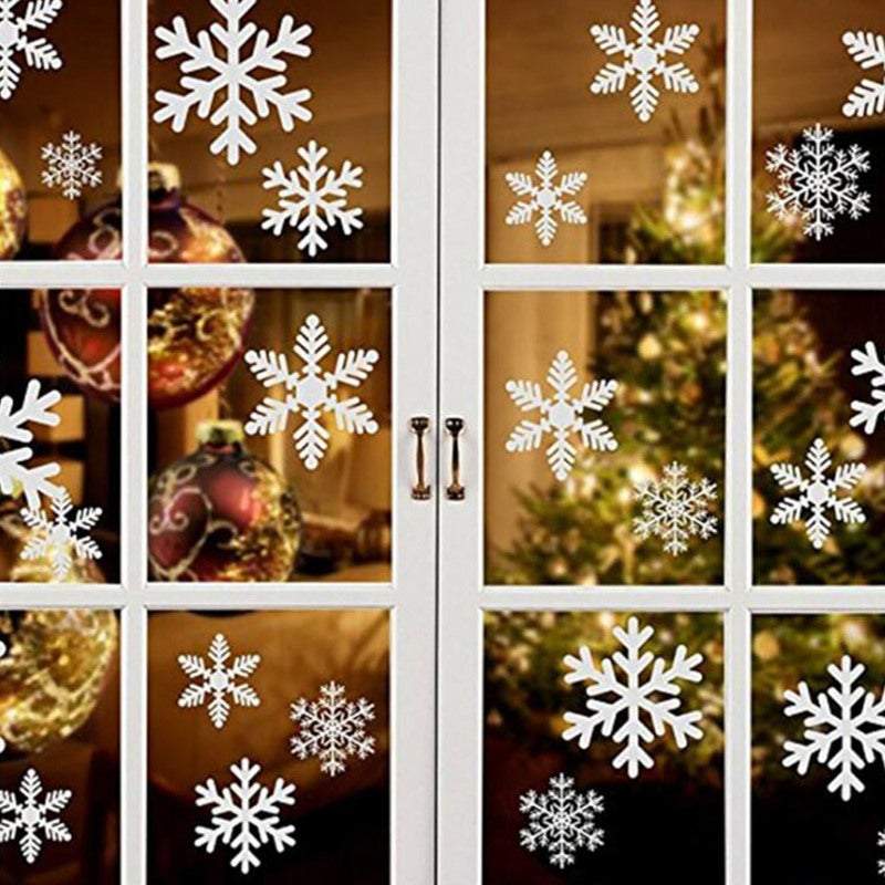 Decorative Stickers 8 Sheets Christmas Window Decorations