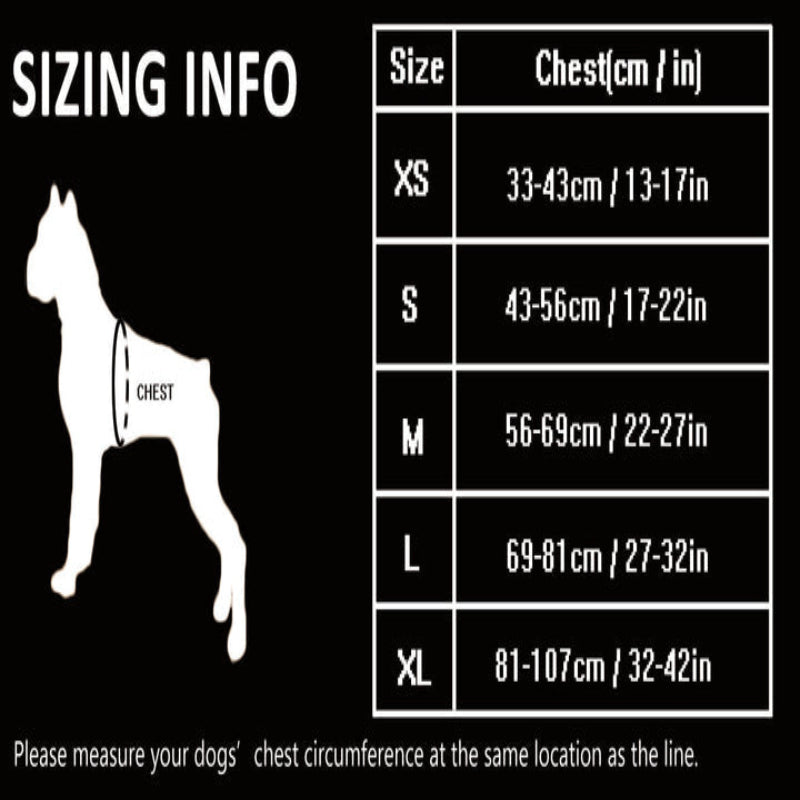 True Love No Pull Explosion Proof Dog Harness Black Xs